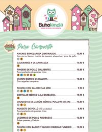 carta parque de bolas Buholandia valdemoro